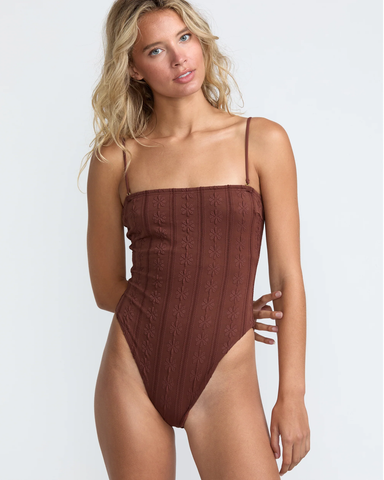 RVCA Womens Sweetness Tubular One Piece - Mocha