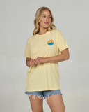 Salty Crew Women's Sunset Boyfriend Tee - Sunshine