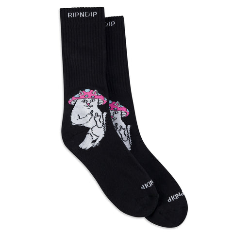 Ripndip Lord Shroomy Socks - Black
