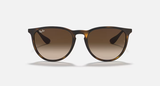 Ray-Ban Erika Sunglasses - Rubber Havana W/ Brown