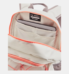 Under Armour UA Hustle Sport Backpack - White Clay / Aero Orange