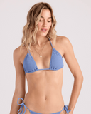 Volcom Women's Waverider Triangle Bikini Top - Horizon Blue