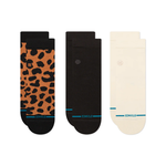 Stance Womens Animaniac Quarter Socks 3 Pack - Black