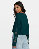 RVCA Womens Cloud Long Sleeve Tee