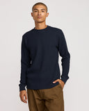 RVCA Mens Dayshift Long Sleeve Thermal Shirt - Moody Blue