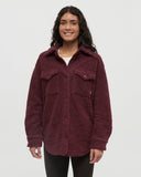 Tentree Womens Sunday Jacket - Deep Burgundy