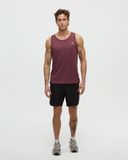Tentree Mens Pender Tank - Rosewood Fleck