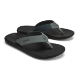 OluKai Mens Ki‘i Lightweight Beach Sandals - Rock / Lava Rock