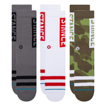 Stance OG Crew Socks 3 Pack - Camo