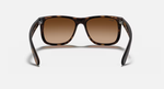 Ray-Ban Justin Sunglasses - Light Havana W/ Dark Brown Gradient