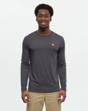 Tentree Mens Baker TreeBlend Classic Longsleeve - Meteorite Black Heather