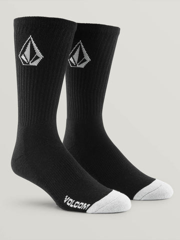 Volcom Full Stone Sock 3 Pack - Black