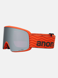 Anon M6 Goggles + Bonus Lens + MFI® Face Mask - Fiesta Red
