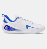 Under Armour Unisex Curry 12 Team Basketball Shoes - White / Team Royal - 103