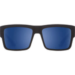 Spy Cyrus Sunglasses - Soft Matte Black - Happy Bronze with Blue Spectra Mirror