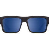 Spy Cyrus Sunglasses - Soft Matte Black - Happy Bronze with Blue Spectra Mirror