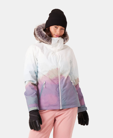 Roxy Womens Jet Ski Snow Jacket - Blurry Escape