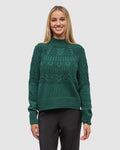 Tentree Women's Colson Sweater - Forest Pine Heather
