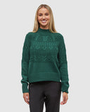 Tentree Women's Colson Sweater - Forest Pine Heather