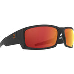 Spy General Sunglasses - SPY + Dale Jr Matte Black - Happy Gray Green with Orange Spectra Mirror