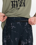 RVCA Mens Yogger 2 In 1 Shorts - Black