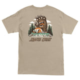 Santa Cruz Mens Screaming Grizzly T-Shirt - Sand