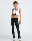 RVCA Womens AREN Split Flare Leggings - Black
