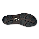 OluKai Mens Moloā Leather Shoes - Dark Wood / Dark Java