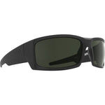 Spy General ANSI Sunglasses  - SOSI Matte Black ANSI RX - Happy Gray Green