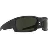 Spy General ANSI Sunglasses  - SOSI Matte Black ANSI RX - Happy Gray Green