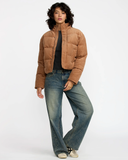 RVCA Womens Eezeh Puffer Jacket - Putty