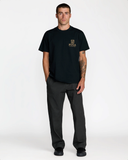 RVCA Mens Palmgrove Short Sleeve Tee - Black