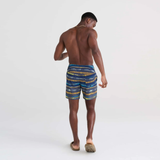Saxx Mens Betawave 7" Swim Shorts -  Shade Stripe - Multi
