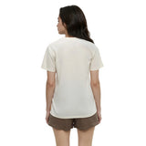 Tentree Women's Haitian Foliage Logo T-Shirt - Undyed Graphite