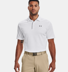 Under Armour Men's UA Tech Polo - White / Graphite - 100