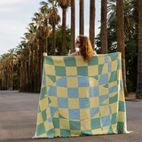 Sand Cloud L Blanket - Turtle Checkmate