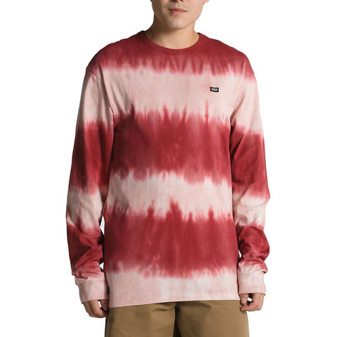 Vans Mens Off The Wall Stripe Tie Dye Long Sleeve Tee