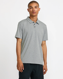RVCA Mens Balance Polo Shirt - Heather Gray