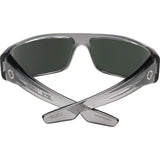 Spy Logan Sunglasses - Clear Smoke - Happy Gray Green Silver Mirror