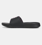 Under Armour Women's UA Ignite Select Slides - Anthracite / Pink Vortex - 016