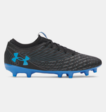 Under Armour Unisex UA Magnetico Select 5 FG Soccer Cleats - Black / Castlerock / Blue Atlantis - 001