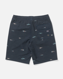 Salty Crew Boys Crew Volley Boardshorts - Midnight Navy