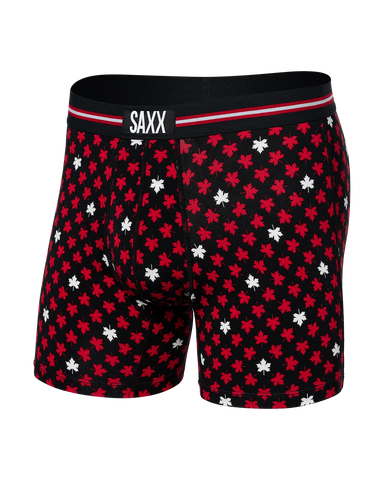 Saxx Vibe Underwear - Maple Leaf- Black