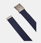 Under Armour Men's UA Drive Stretch Webbing Belt - Midnight Navy/Khaki Base/Silver - 410