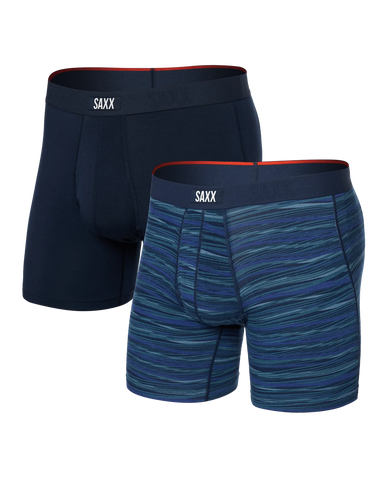 Saxx Vibe Xtra (2 Pack) Underwear - Surge Spacedye/Navy