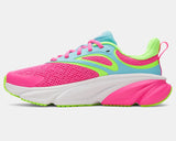 Under Armour Girls' GS UA Rogue 6 Running Shoes - Pink Rave / Fresco Blue / Hyper Green - 694
