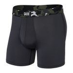 Saxx Sport Mesh Underwear - Faded Black/Camo Waistband