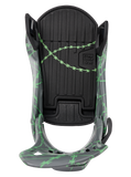 Burton Men's Step On® Re:Flex Snowboard Bindings - Gray / Green Voltage