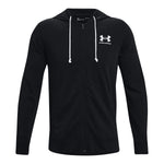 Under Armour Men's UA Rival Terry LC Full Zip Hoodie - Black / White - 001