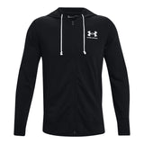 Under Armour Men's UA Rival Terry LC Full Zip Hoodie - Black / White - 001